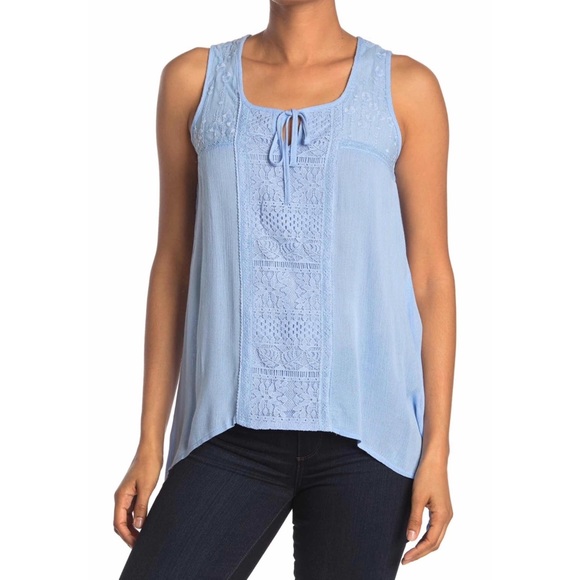 Lace Trim Tank Top - Picture 2 of 3